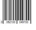 Barcode Image for UPC code 0052100049700