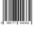 Barcode Image for UPC code 0052177002332