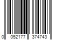 Barcode Image for UPC code 0052177374743