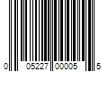 Barcode Image for UPC code 005227000055