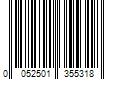 Barcode Image for UPC code 0052501355318