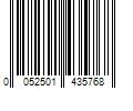 Barcode Image for UPC code 0052501435768