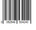 Barcode Image for UPC code 0052548534240