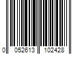 Barcode Image for UPC code 0052613102428