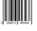 Barcode Image for UPC code 0052613453438