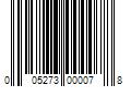 Barcode Image for UPC code 005273000078