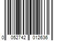 Barcode Image for UPC code 0052742012636