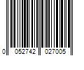 Barcode Image for UPC code 0052742027005