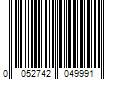 Barcode Image for UPC code 0052742049991