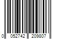 Barcode Image for UPC code 0052742209807