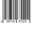 Barcode Image for UPC code 0052742670201