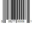 Barcode Image for UPC code 005277000081