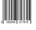 Barcode Image for UPC code 0052948817615