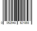 Barcode Image for UPC code 0052948921893