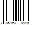 Barcode Image for UPC code 0052963004816