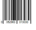 Barcode Image for UPC code 0052963013030