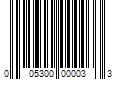 Barcode Image for UPC code 005300000033