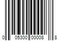 Barcode Image for UPC code 005300000088