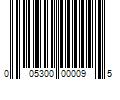 Barcode Image for UPC code 005300000095