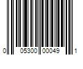 Barcode Image for UPC code 005300000491