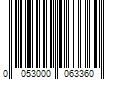 Barcode Image for UPC code 0053000063360