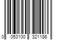 Barcode Image for UPC code 0053100321186