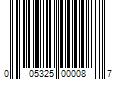 Barcode Image for UPC code 005325000087