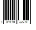 Barcode Image for UPC code 0053334475990