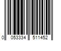 Barcode Image for UPC code 0053334511452