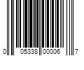 Barcode Image for UPC code 005338000067