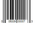 Barcode Image for UPC code 005339000073