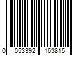 Barcode Image for UPC code 0053392163815