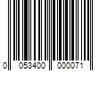 Barcode Image for UPC code 0053400000071