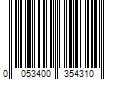 Barcode Image for UPC code 0053400354310