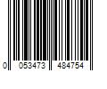 Barcode Image for UPC code 0053473484754