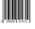 Barcode Image for UPC code 0053538514310