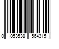 Barcode Image for UPC code 0053538564315