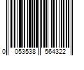 Barcode Image for UPC code 0053538564322. Product Name: Hillman 1/16 x 1 x 6' Aluminum Angle