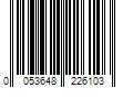 Barcode Image for UPC code 0053648226103