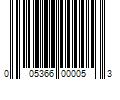 Barcode Image for UPC code 005366000053