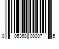 Barcode Image for UPC code 005368000075