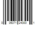 Barcode Image for UPC code 005371243001