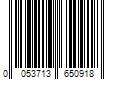 Barcode Image for UPC code 0053713650918