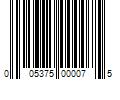 Barcode Image for UPC code 005375000075