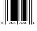 Barcode Image for UPC code 005377000066