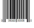 Barcode Image for UPC code 005383000050