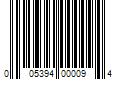 Barcode Image for UPC code 005394000094