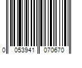 Barcode Image for UPC code 0053941070670