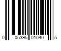 Barcode Image for UPC code 005395010405