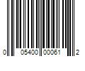 Barcode Image for UPC code 005400000612